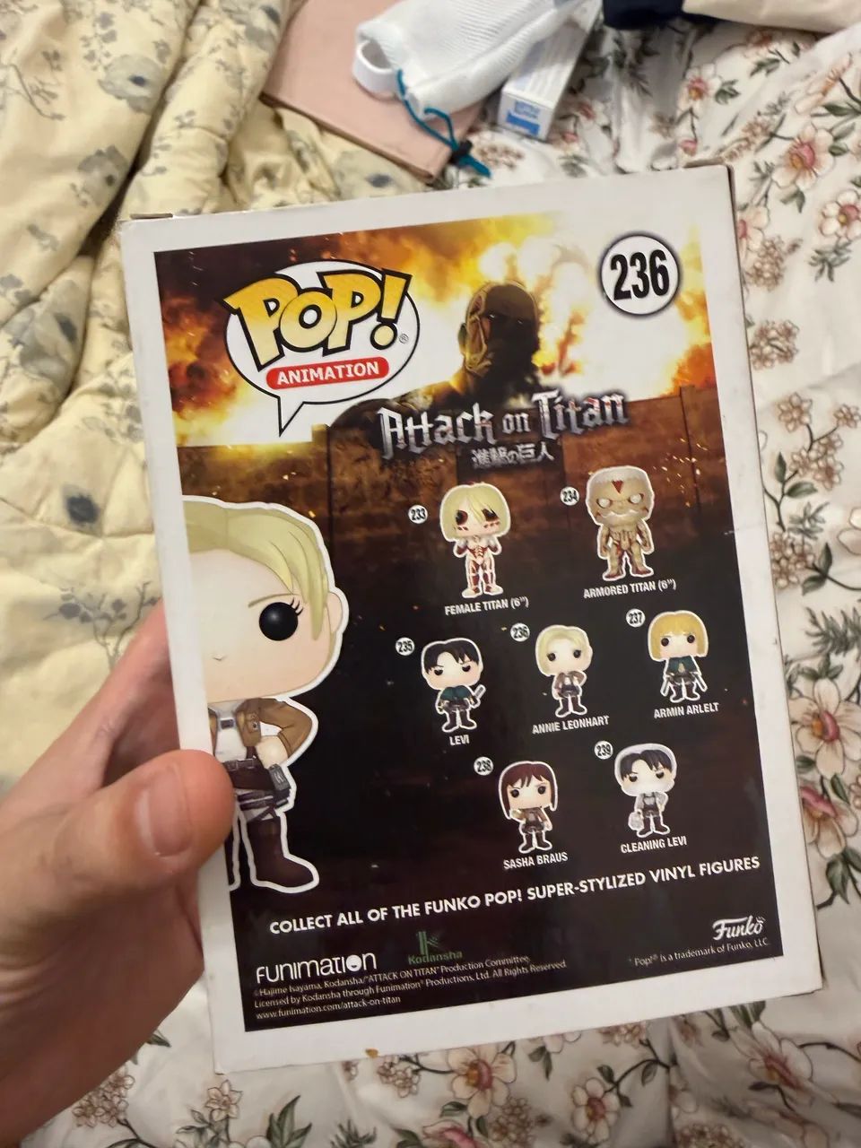 Funko Annie Leonhart 236 attack on titan anime - Foto 3