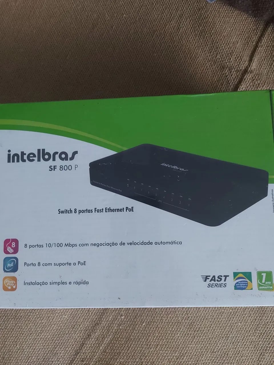 Vendo switch 8 portas intelbras