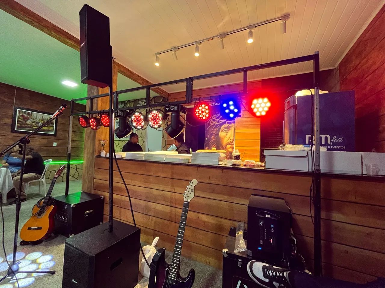 Som e luz para eventos 