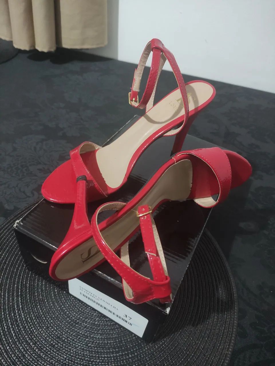 Salto vermelho 37 - Foto 2