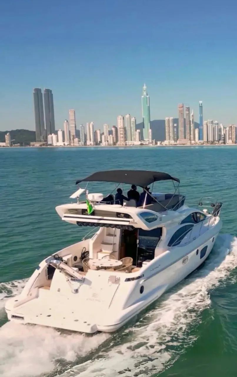 LANCHA AZIMUT 480 FULL IMPECÁVEL
