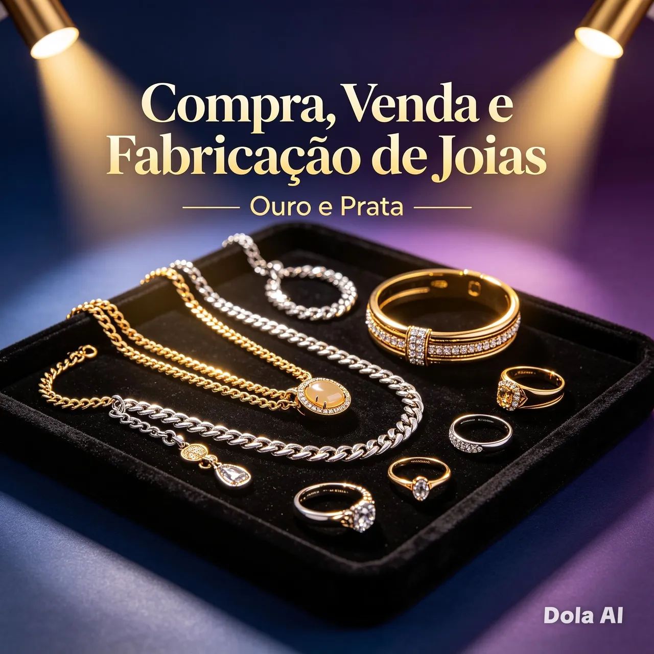 Trabalhamos com compra e venda de ouro e fabricação de joias 