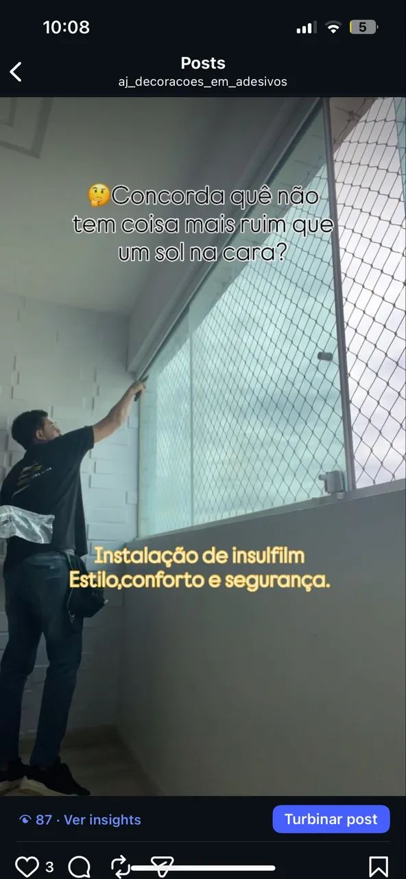 Película Residencial ou só instalação  - Foto 2