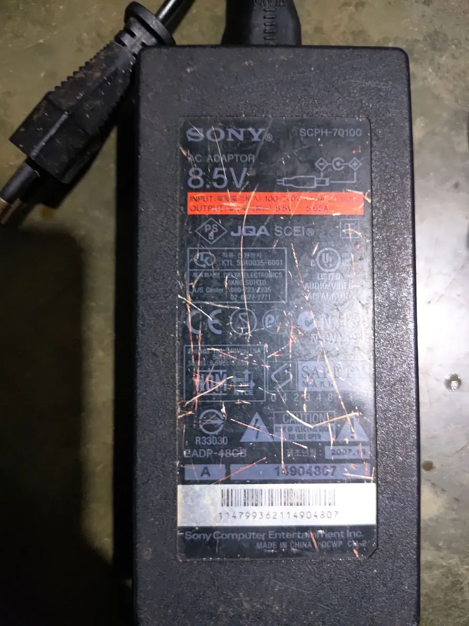 Fonte PLAYSTATION2 Sony 8.5v/scph-70100 