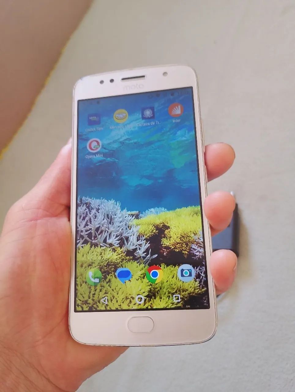 MOTO G5S FUNCIONANDO PERFEITAMENTE - Foto 2