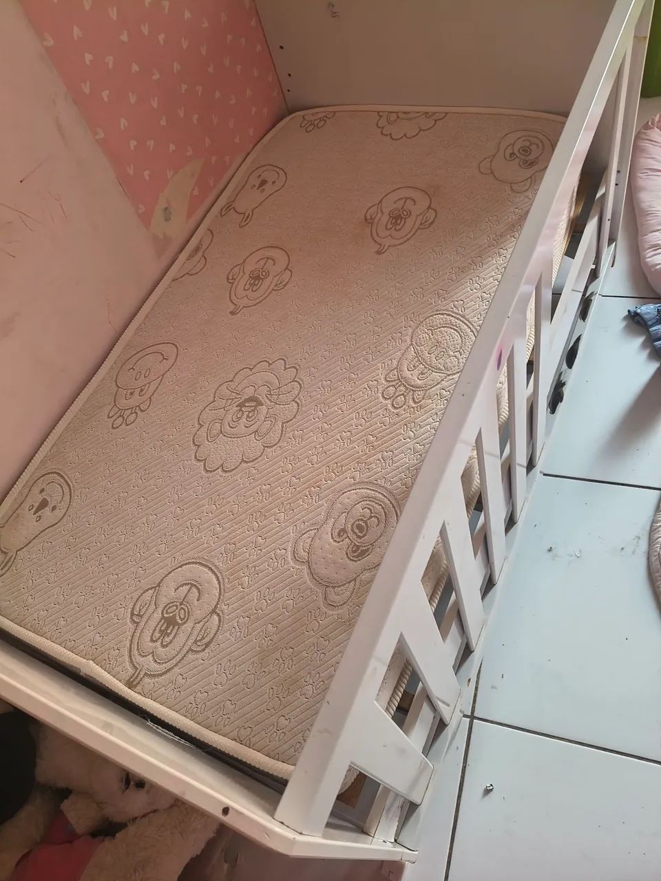 Berço usado com colchão  - Foto 3