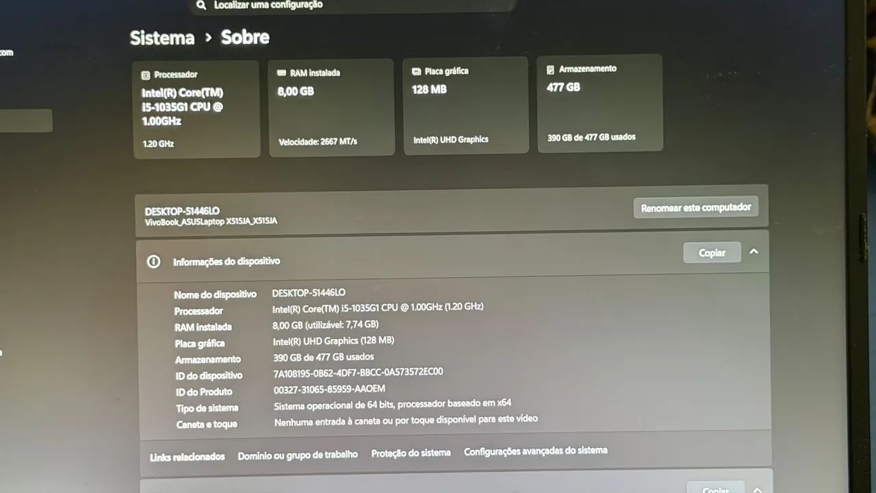 notebook asus vivobook go 15 - Foto 5