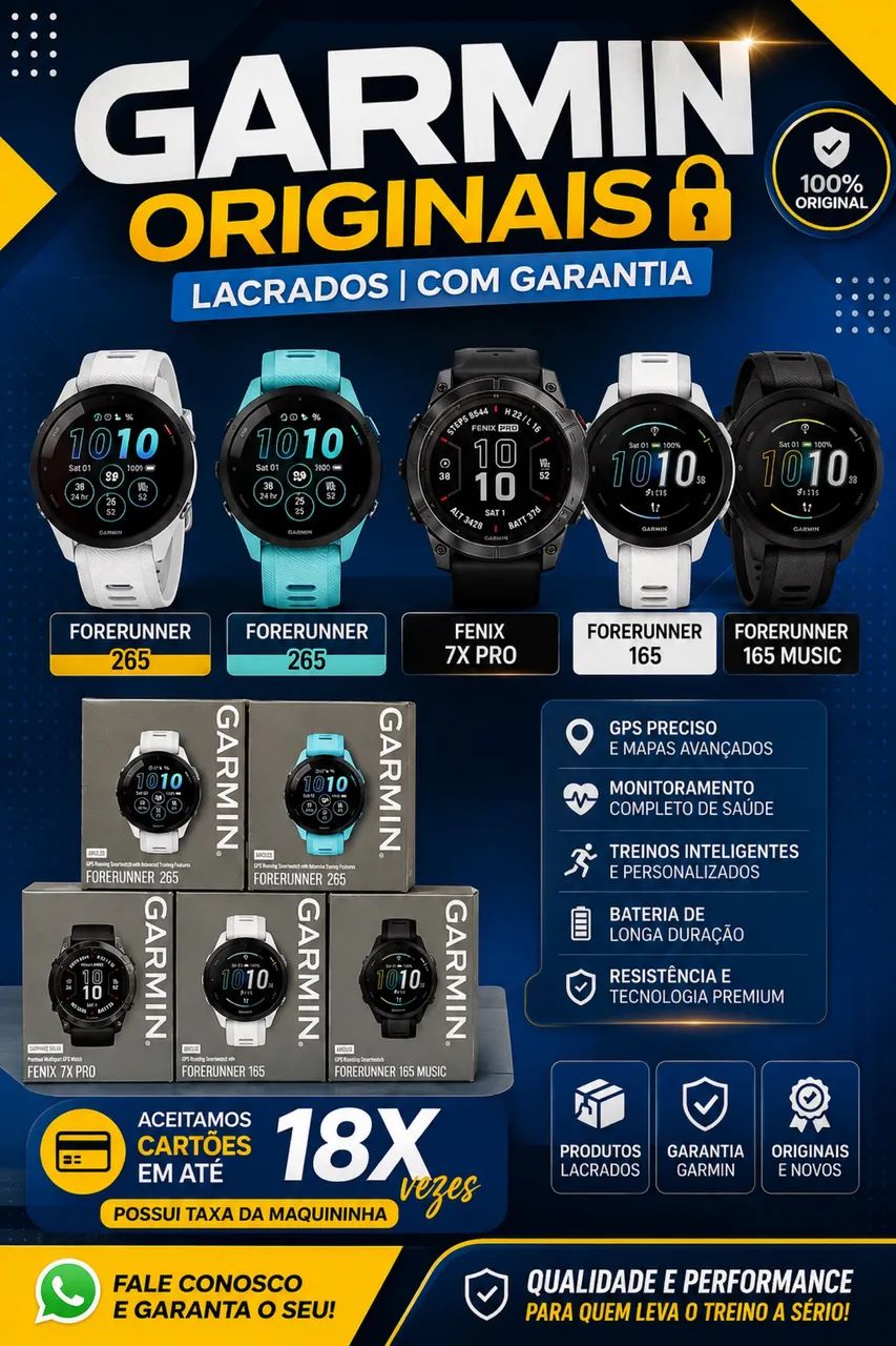 Relógio Garmin Original 