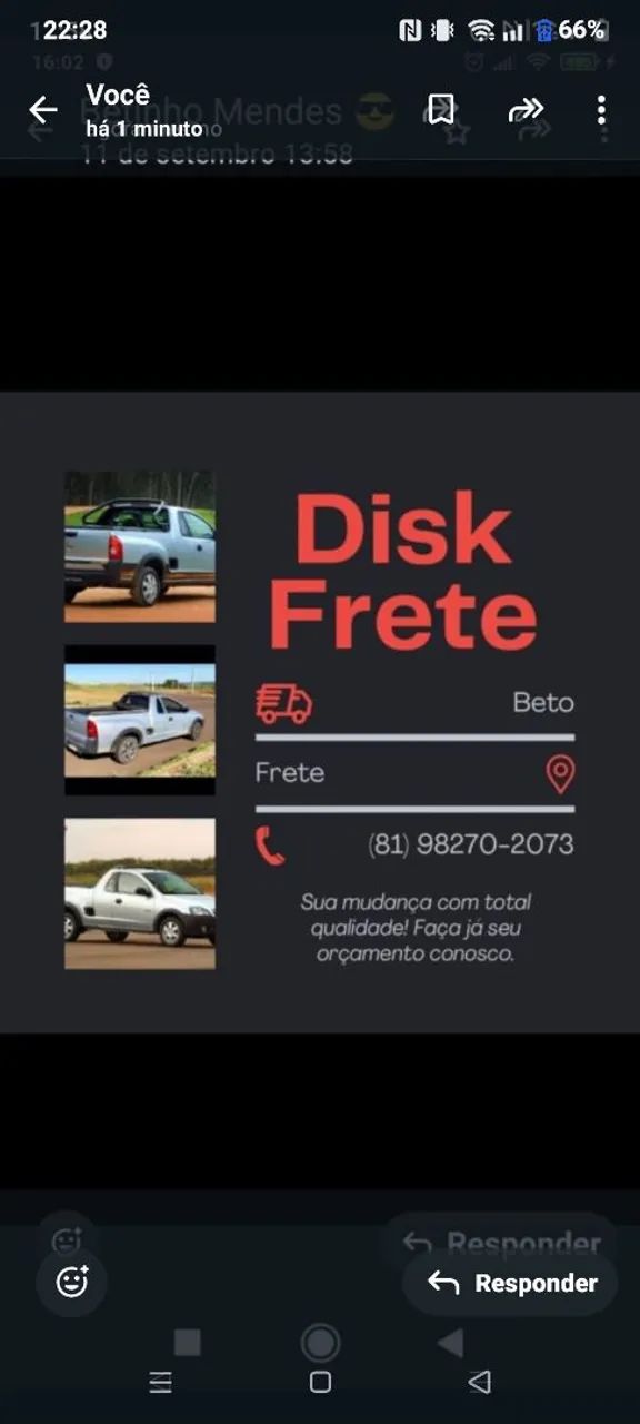 Disque frete