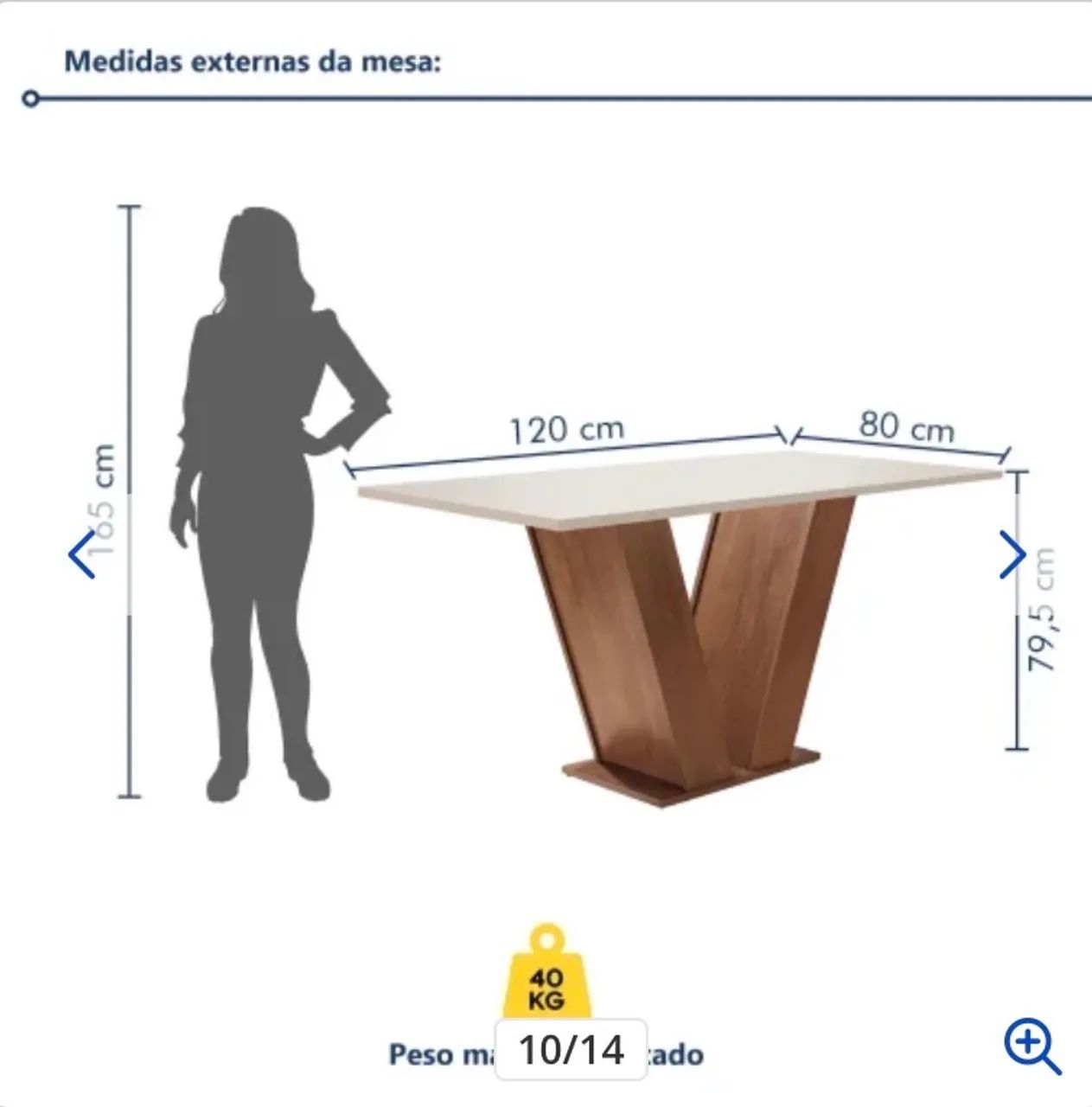 Mesa com 4 cadeiras - Foto 4