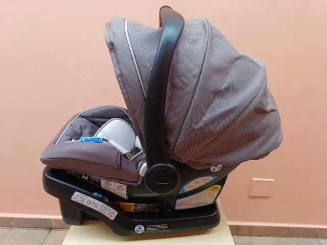 Carrinho De Bebe + Bebe Conforto - Graco - Modelo Modes - Cinza Escuro (Usado) - Foto 5