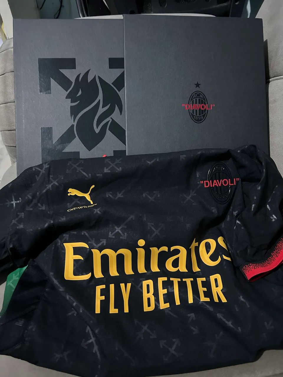 Camiseta Milan puma x Off white 