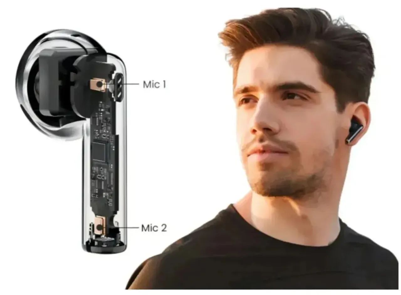 Fones De Ouvido Bluetooth Tws 5.3 Com Estojo Digital - Foto 2