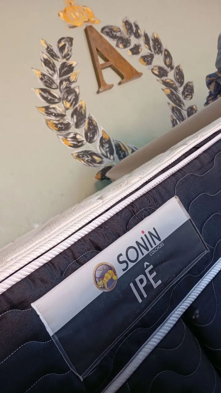 Cama box Queen completa frete grátis 