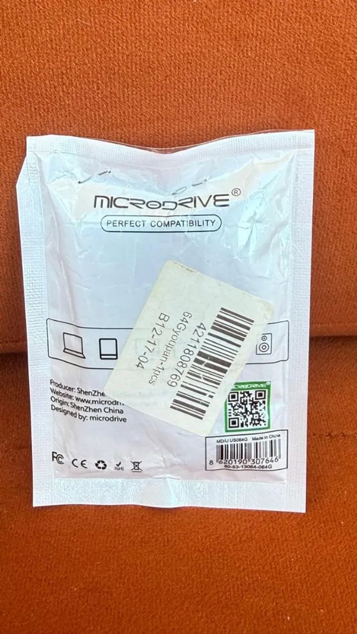 MICRODRIVE Pen Drive USB 64GB - Foto 2