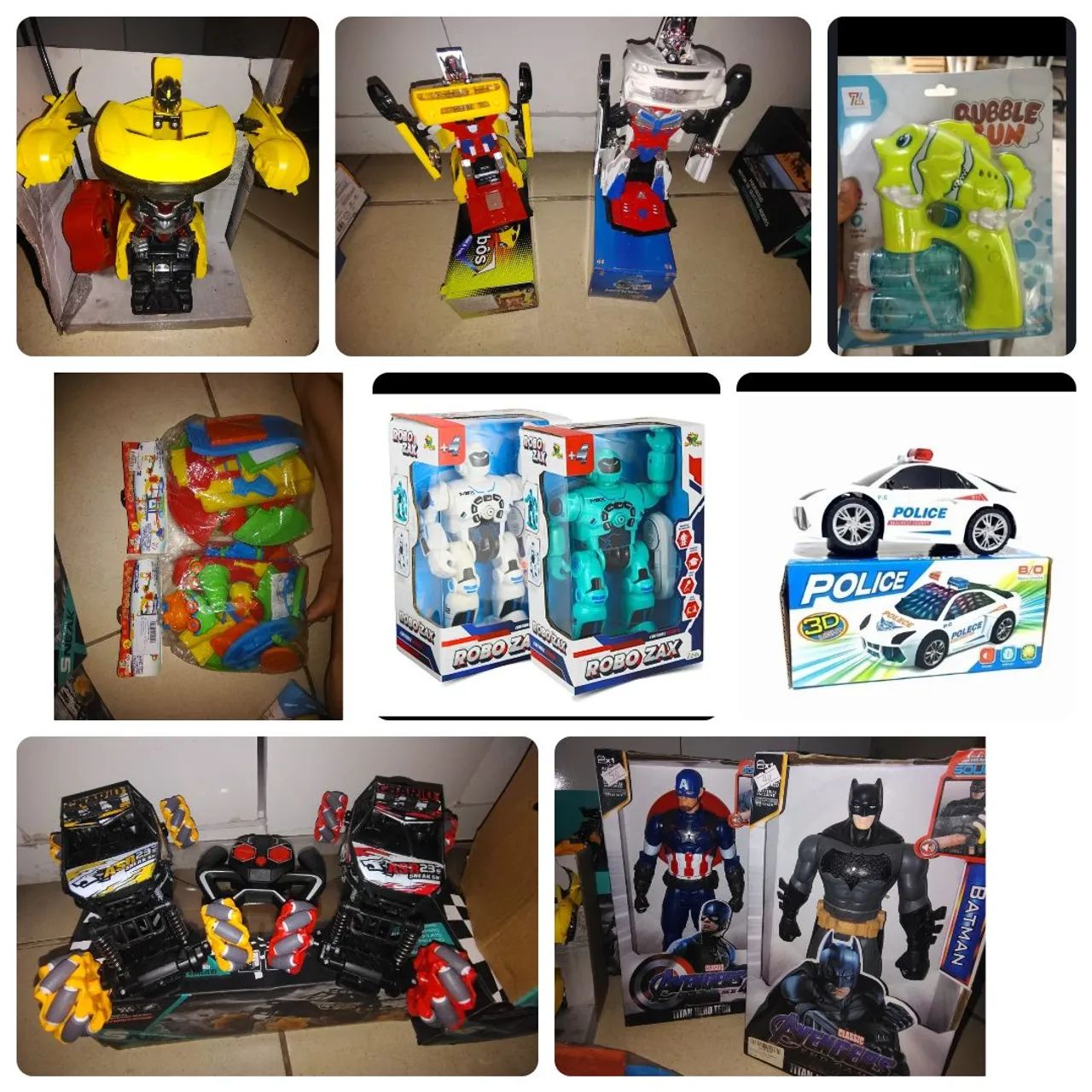 Lote de brinquedos 