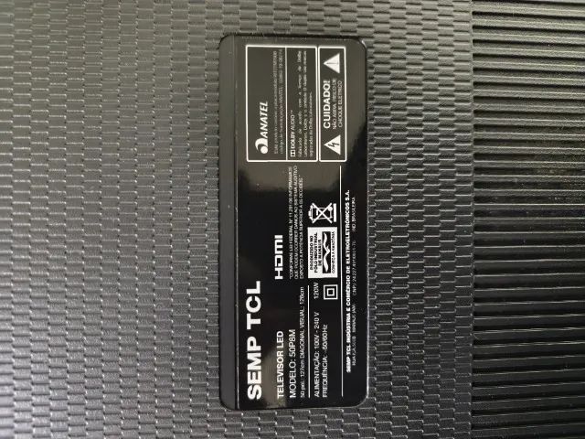 Smart TV TCL 50'' polegadas em excelente estado!  - Foto 2