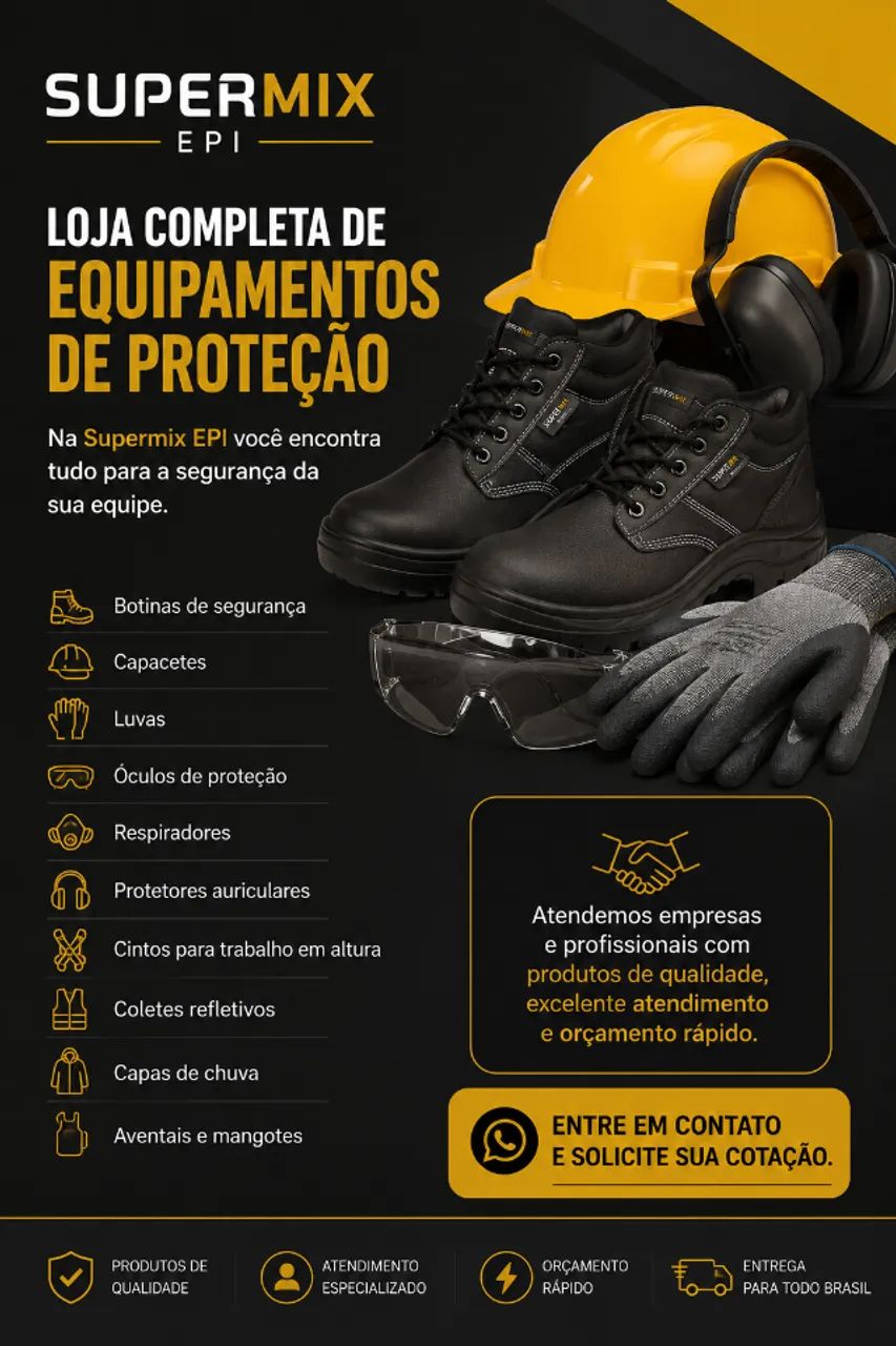 Supermix EPI | Loja Completa de Equipamentos de Proteção