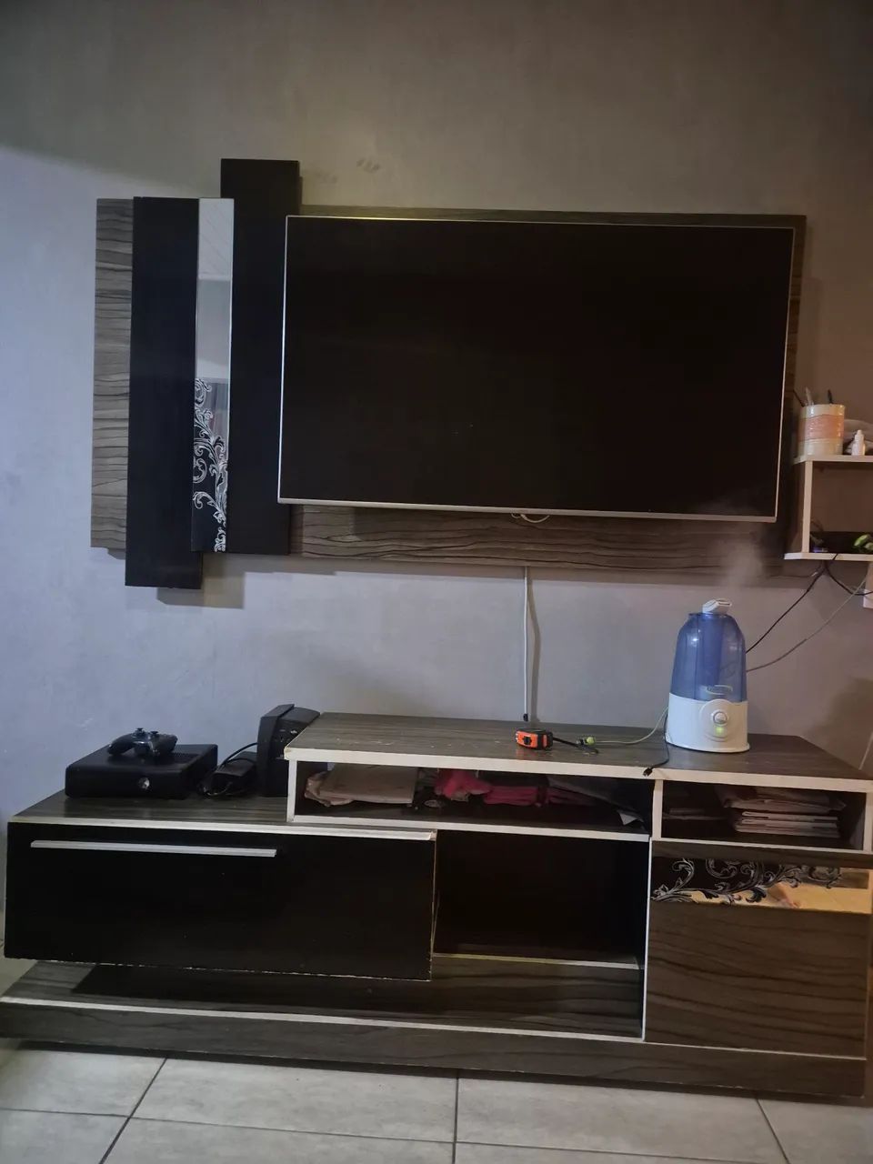 Rack com painel 
