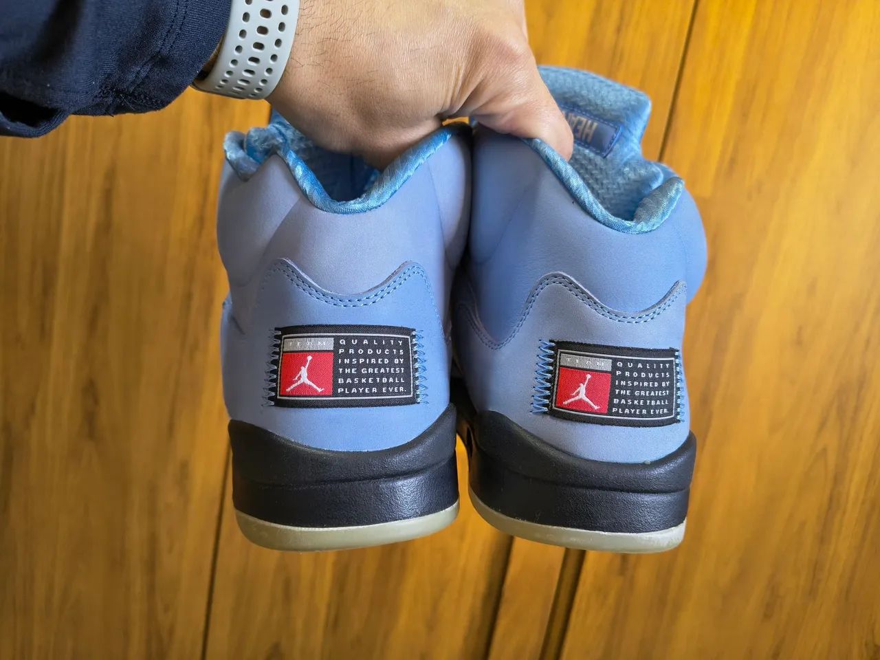 Tênis Air Jordan 5 UNC - Size 46 - Foto 3