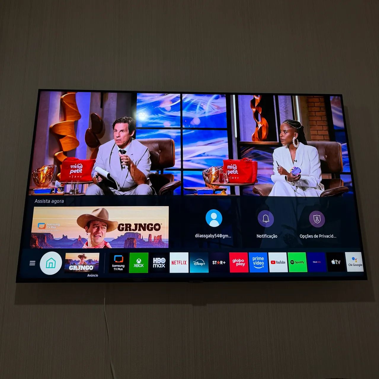 Televisão Smart tv Samsung 55 polegadas 4k ultra hd