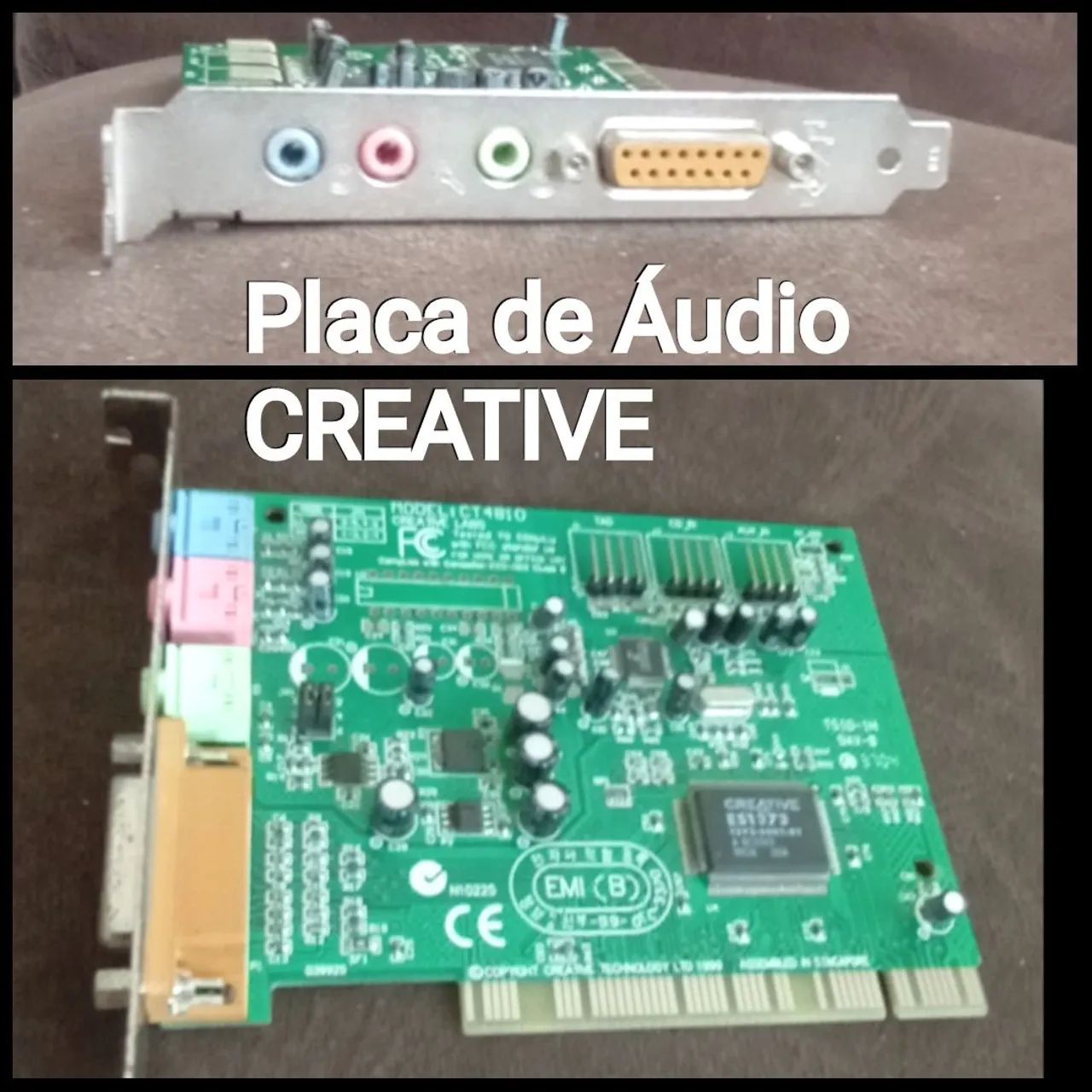 Placa de Áudio CREATIVE/PCI