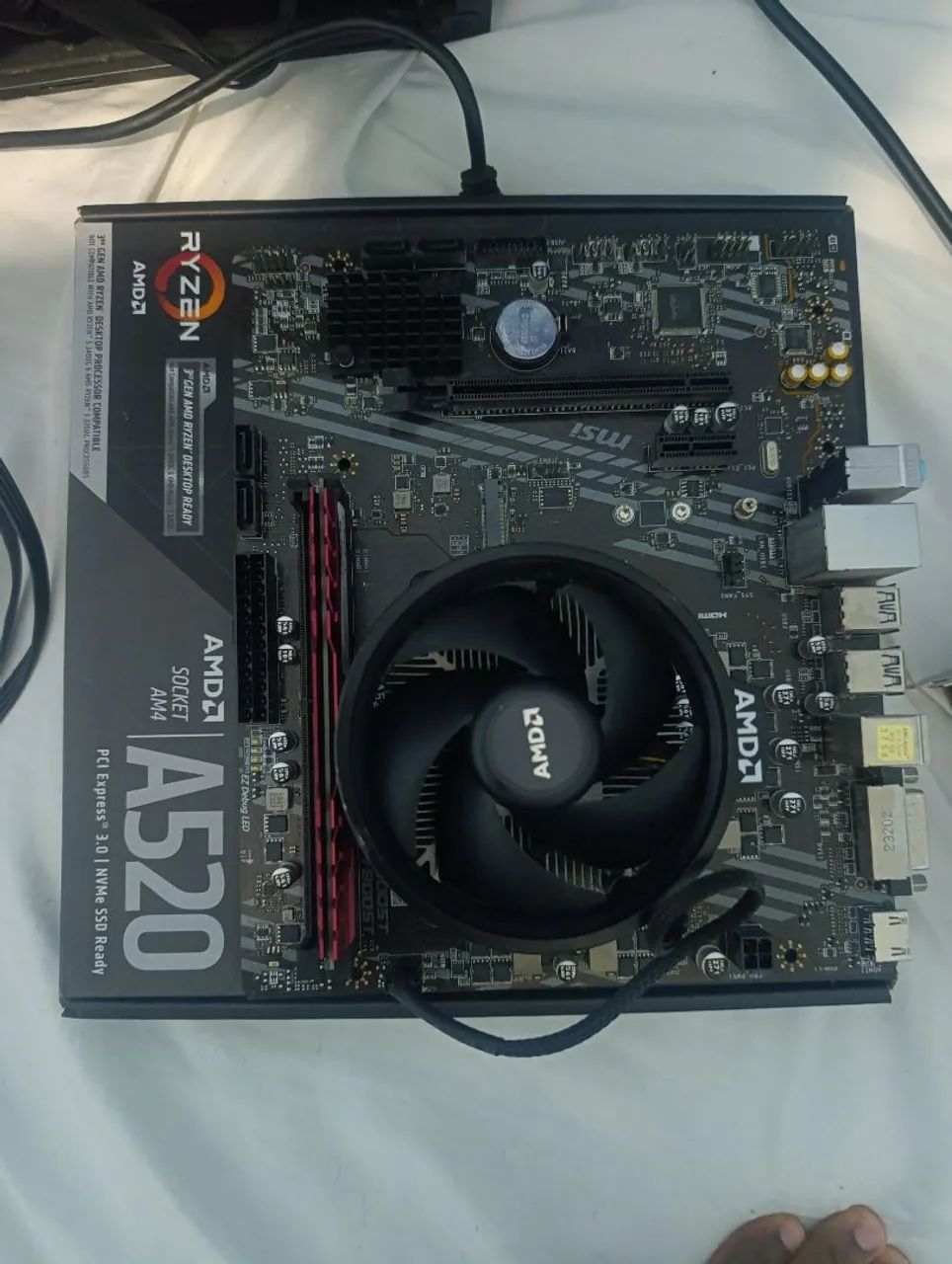 Placa-mãe A520M-A PRO MSI AM4 - Foto 2