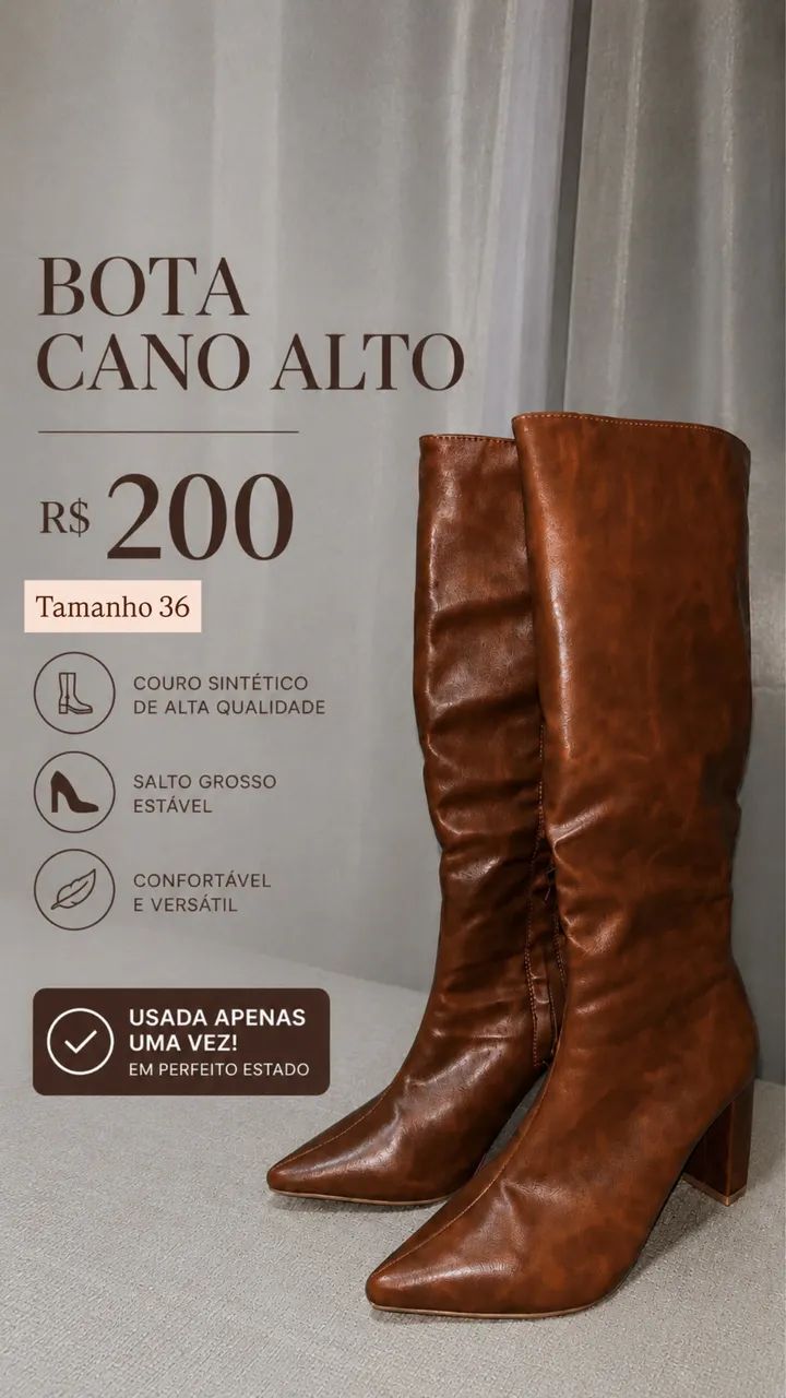 Bota de couro 