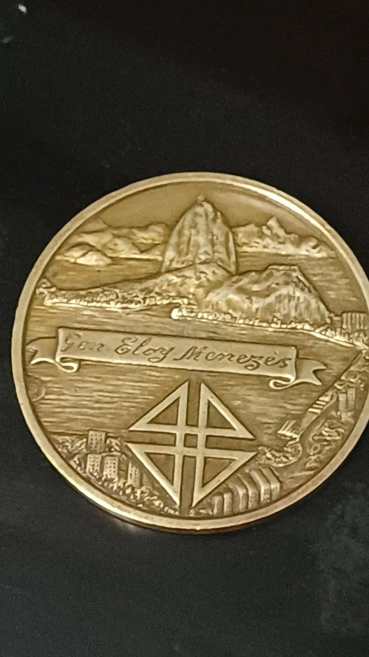 Medalha comemorativa centenário rio de janeiro em bronze  - Foto 2
