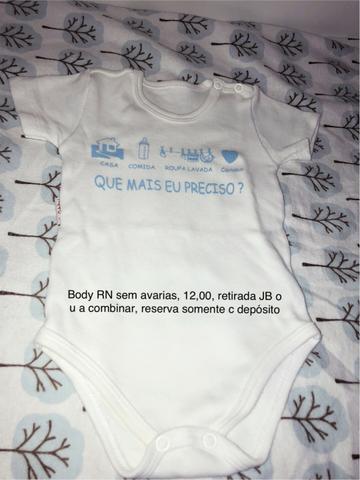 Body bebê unissex