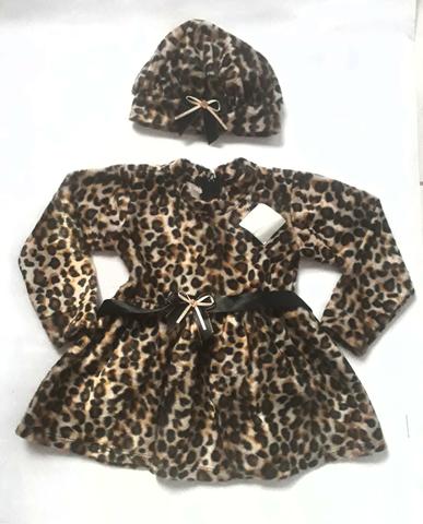 Vestido inverno menina infantil