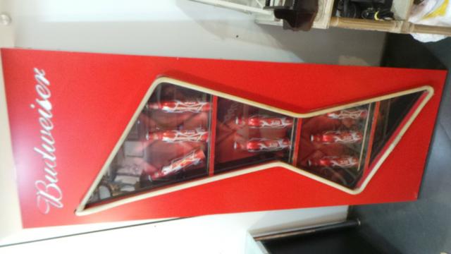 Painel antigo grande luminoso da cerveja budweiser p/ colecionadores raríssimo! - Foto 5