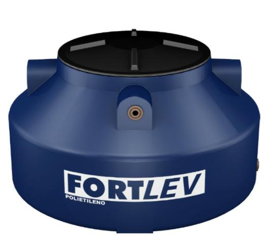 Caixa d'água Fortlev Tanque 500L com tampa roscável e com flange