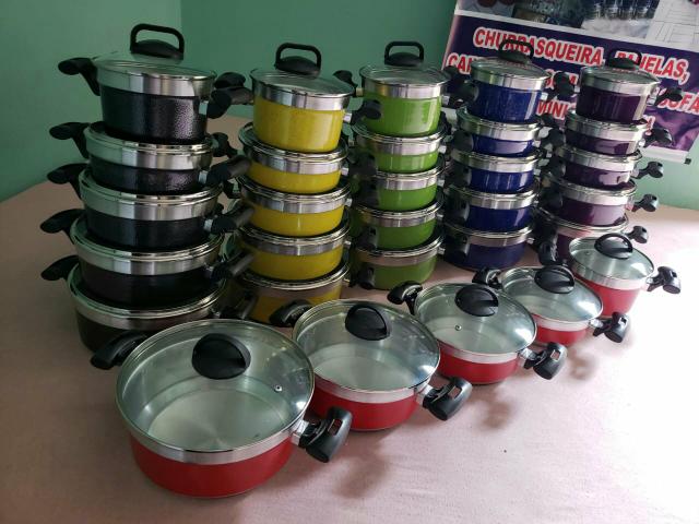 Kit panelas com 5 peças