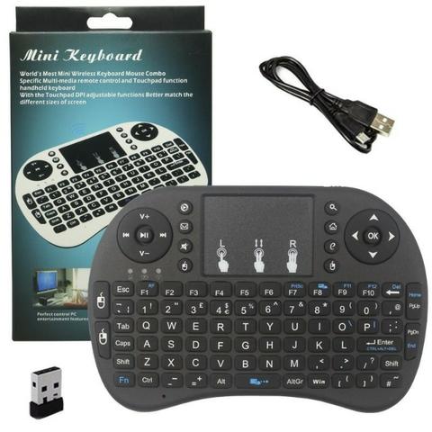 Mini Teclado Touch Pad Sem Fio Wireless Universal Pc Tv Box - Foto 2