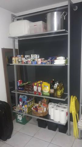 Estante prateleira expositora de ferro com vidro - Foto 3