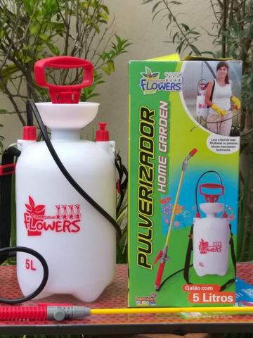 Pulverizador Flowers 5 litros -Com ele o jardim da sua casa nunca mais será o mesmo