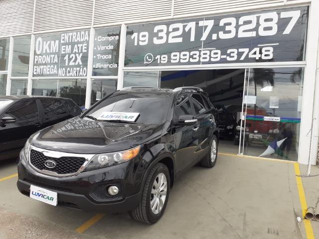Kia Sorento 5 L 2.4 Preta banco Caramelo 2012 - Foto 2