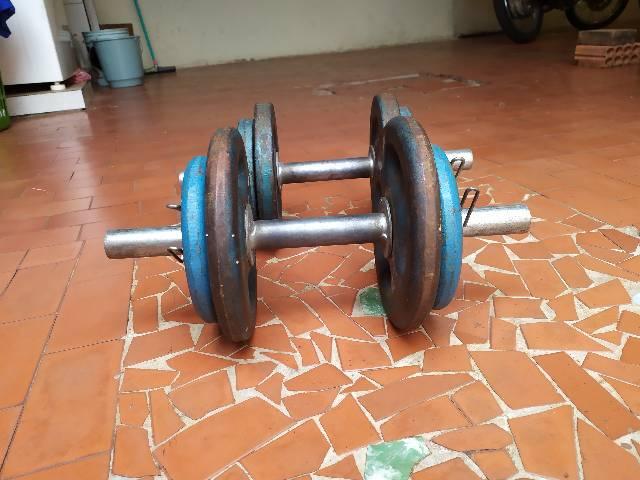 Halteres de 24kg usados.