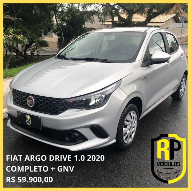ARGO DRIVE 1.0 2020 GNV ÓTIMO P/ UBER