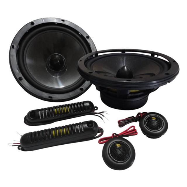 Kit duas vias cs60bk e cs50bk bravox novo 1 ano de Garantia 