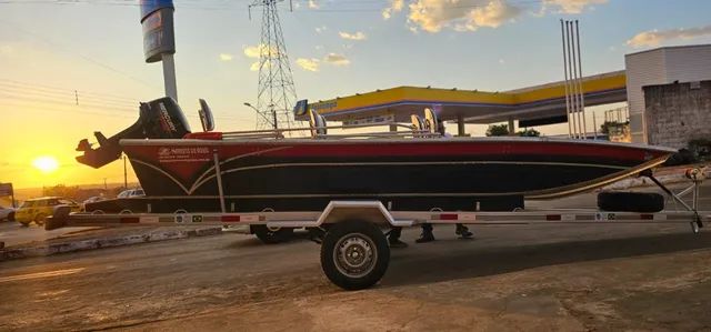 Kit Canoa Marreco de Goiás Veneza Plus, Capota, Carreta, Pneu Estepe - Foto 4