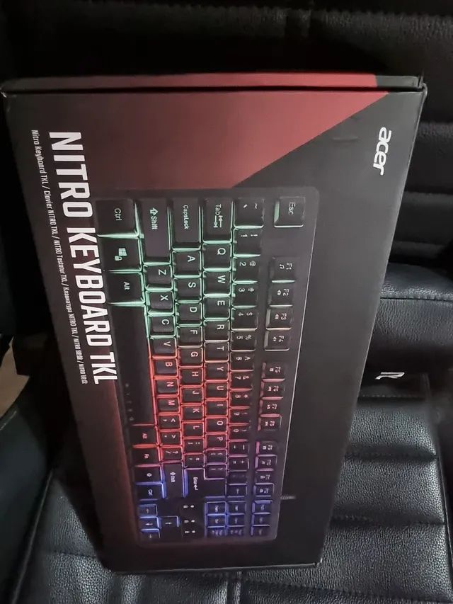 Teclado Gamer Acer Nitro Tkl Nkw Led Retroiluminado Zonas Rgb Usb Perif Ricos E