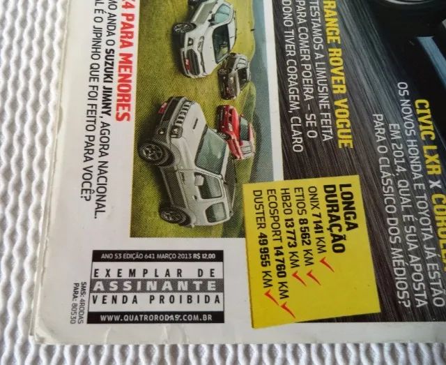 Revista Quatro Rodas Março 2013. Edição 641. - Foto 2