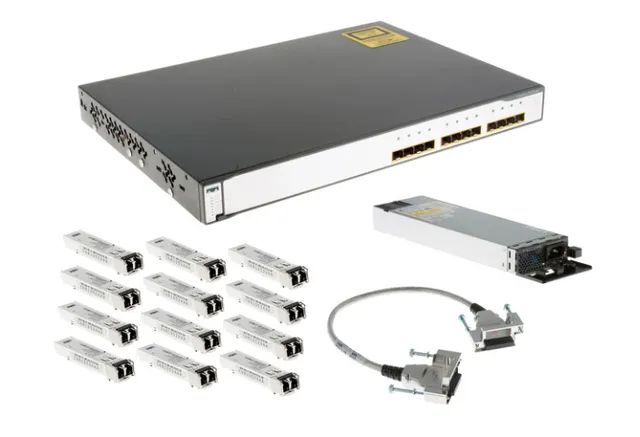 Switch Cisco Catalyst 3750 12 Portas Giga Ws-c3750g-24ps-s  - Foto 2