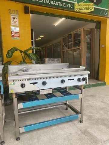 Chapa linha prime toda em inox - marca venâncio - hamburgueria / lanchonete - Foto 4