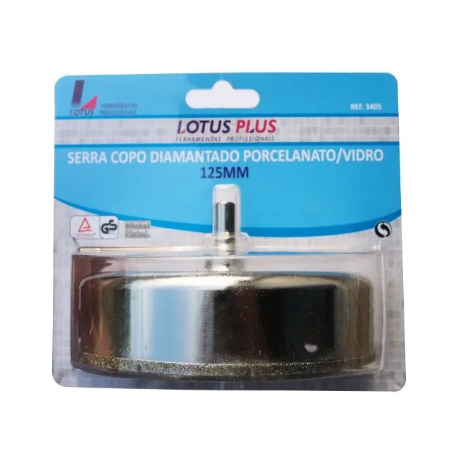Serra Copo Diamantada para Porcelanato e Vidro 125mm Lotus 3405 - Foto 2
