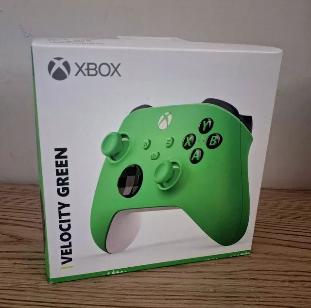Promoção Controle Xbox Series S/X Velocity Green Novo(ACEITO