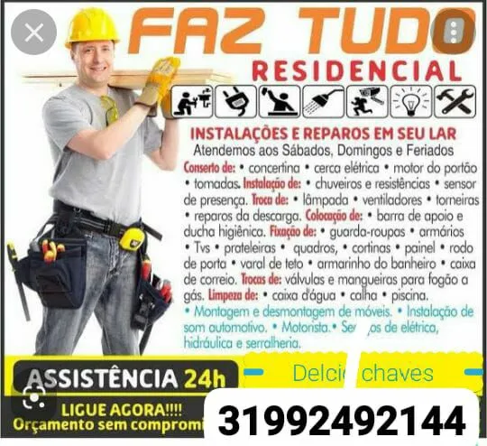 Faz Tudo - Serviços Residenciais - 24h