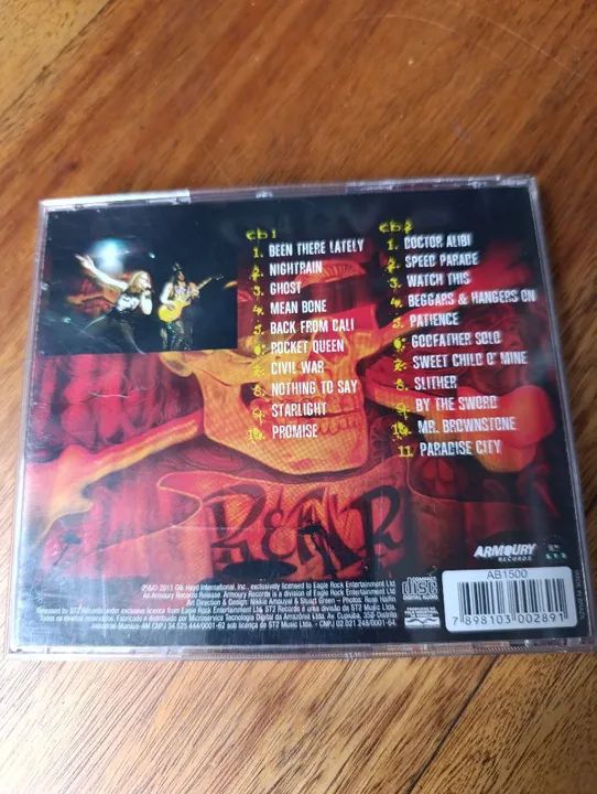 CD DUPLO SLASH LIVE - MADE IN STOKE - 24/7/11 - Foto 4